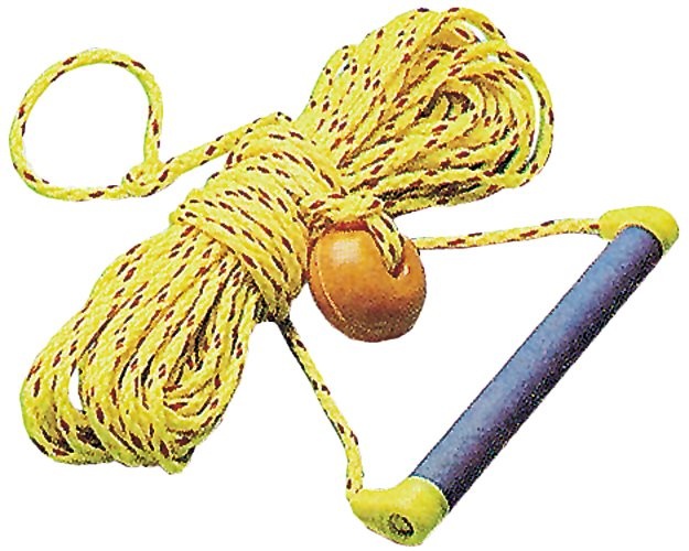 Allpa Polypropyleen waterskilijn met drijver  2 aluminium handgreep & kunststof bekleding