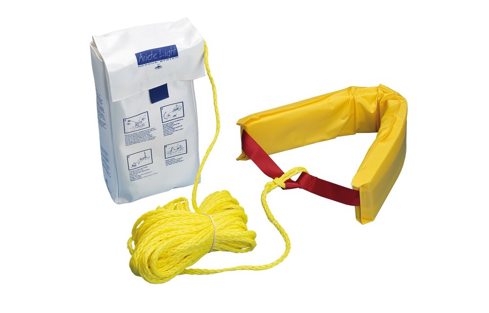 Allpa Reddingssysteem Man-Overboard  met bevestiging en drijvende lijn Ø8mm  L=30m (BL 400kg)