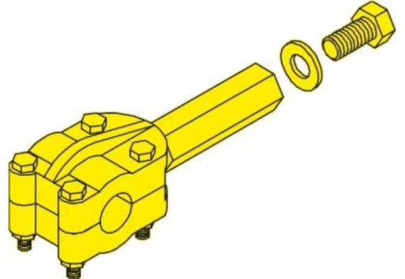 SeaStar Heavy Duty klemblok H=115mm