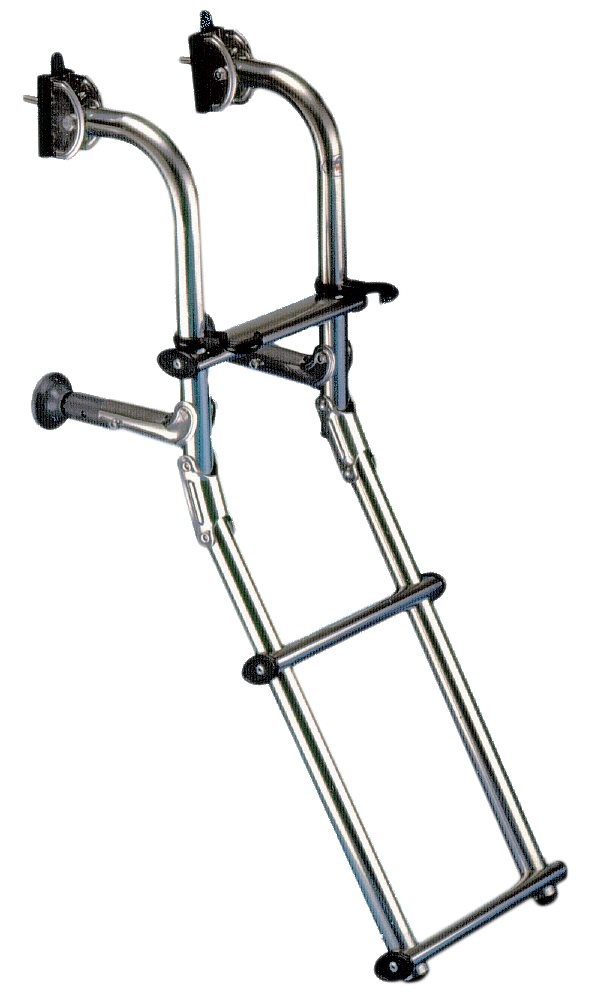 Allpa RVS Klapbare zwemtrap  3-treden