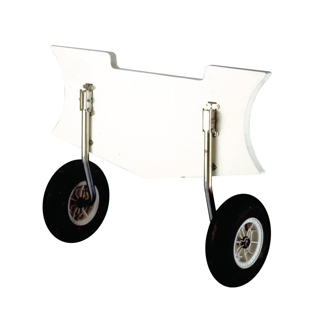 Allpa RVS transportwielen voor rubberboot max. 150kg (opklapbaar)
