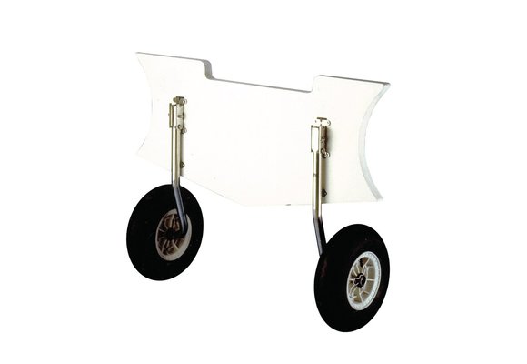 Allpa RVS transportwielen voor rubberboot  max.150kg (niet klapbaar)
