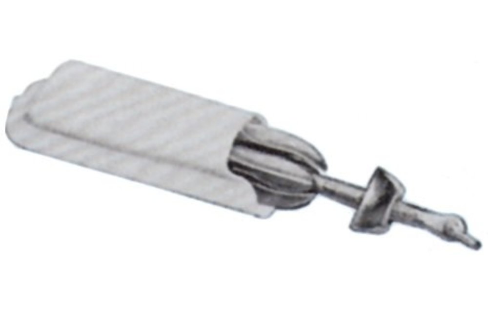 Allpa Kunststof Lierhandel- of ankerhouder L=300mm wit