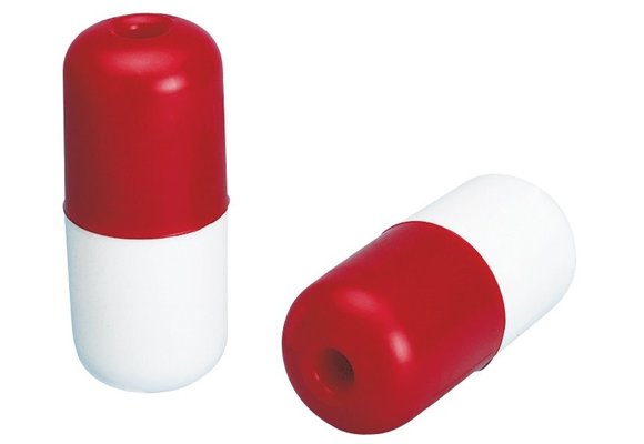 Allpa Kunststof Lijndrijver  gat Ø13mm  140x60mm  rood/wit