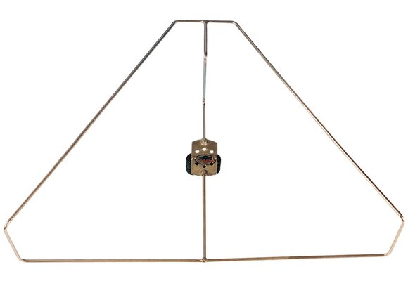 Allpa RVS Reddingsboei-ophangbeugel  420x350mm voor hoefijzer-reddingsboei