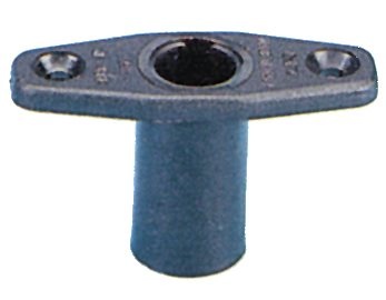 Allpa Kunststof dolpot haaks  Ø17mm  zwart