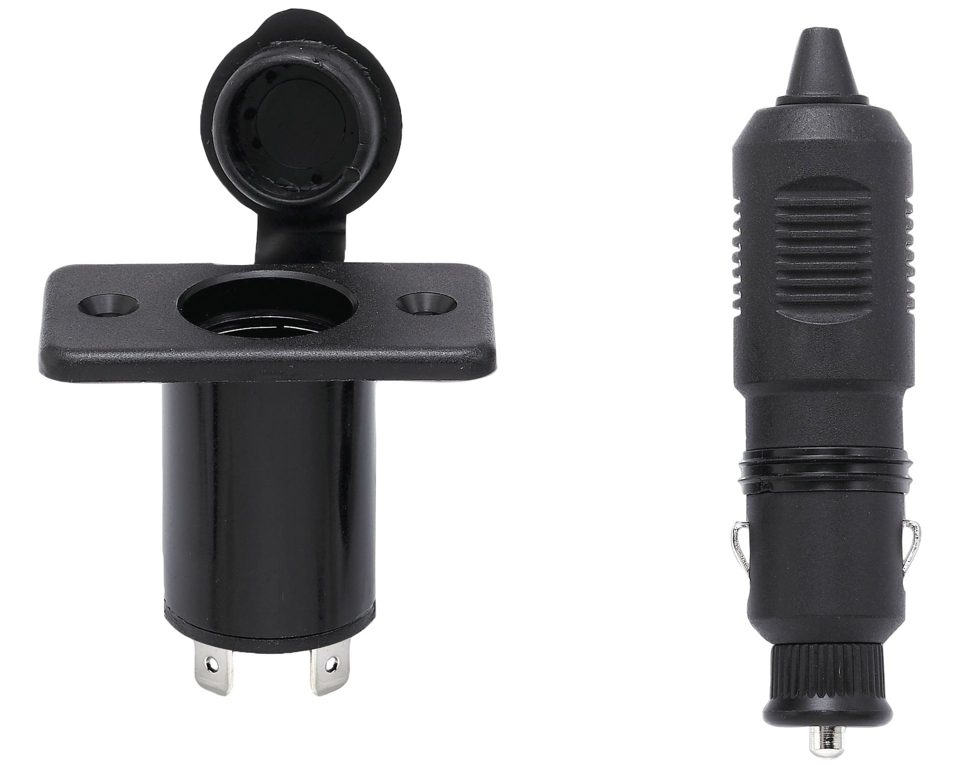 Allpa Stopcontact met stekker 12V / 10A inclusief afdekkap
