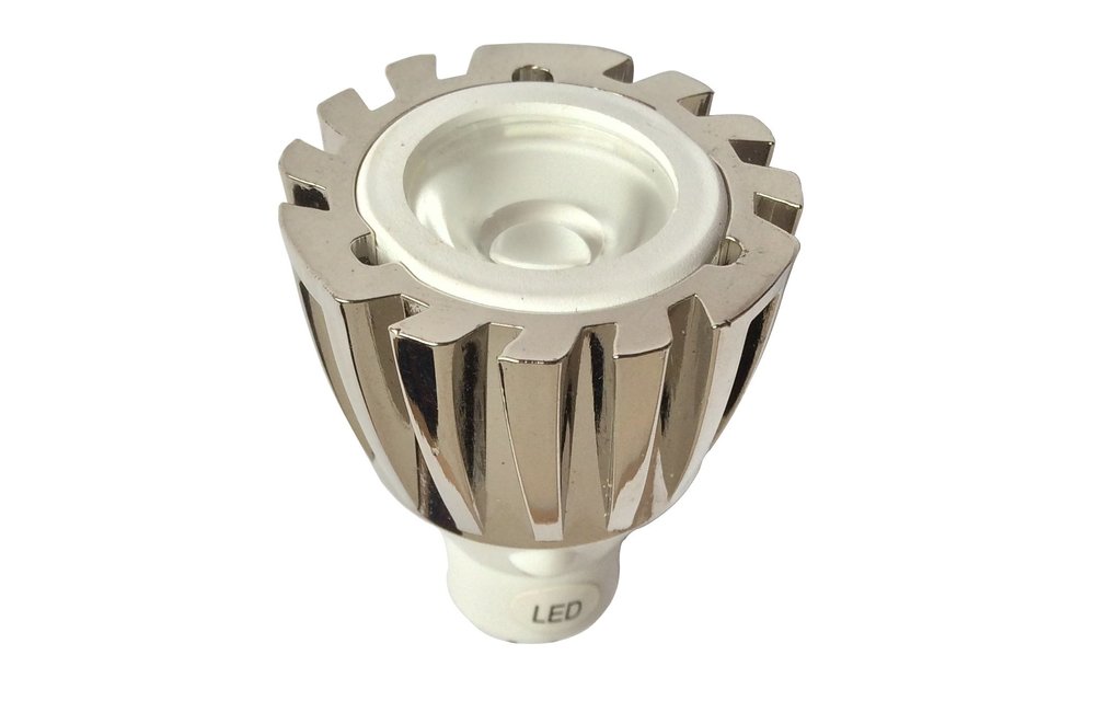Allpa MR11 LED-vervangingslamp met aluminium huis Ø25mm L=38mm 1x1W 12V high-power LED