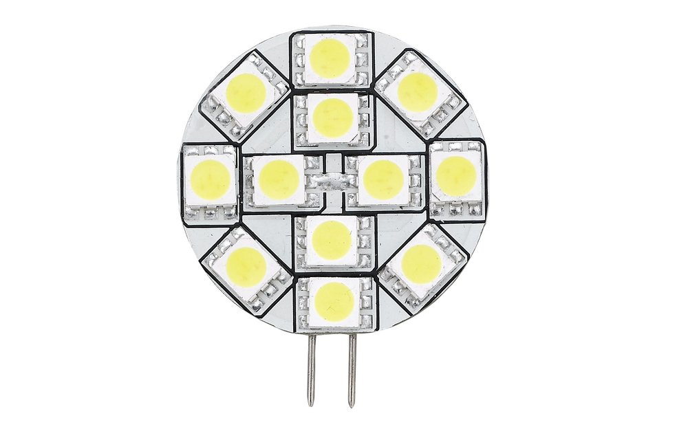 Allpa G4 LED-vervangingslamp  zij-insteek  Ø31mm  12x0 2W  (2 5W) / 10-30V  warm white