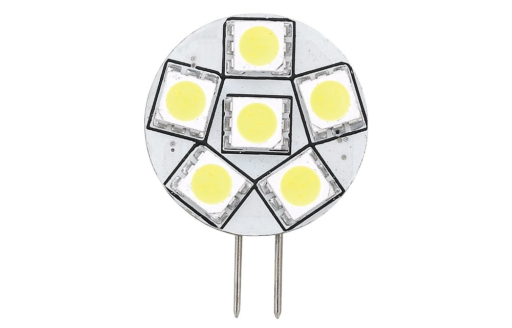Ongeldig Uiterlijk Dubbelzinnigheid Allpa # allpa G4 LED-vervangingslamp zij-insteek Ø23mm 6x0 3W (1 8W) /  10-30V warm white - Boottotaal.nl