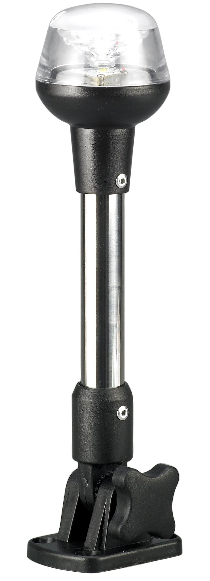 Allpa LED Rondschijnend toplicht 12V 360º LED 1x 0 5W zwart huis met heldere lens H=635mm