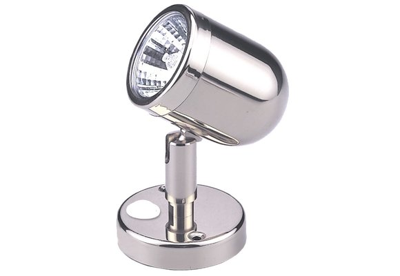 Allpa Messing-Verchroomde LED-Wand / Leeslamp (mini)  12V  LED 12x 5Ø  H=109mm