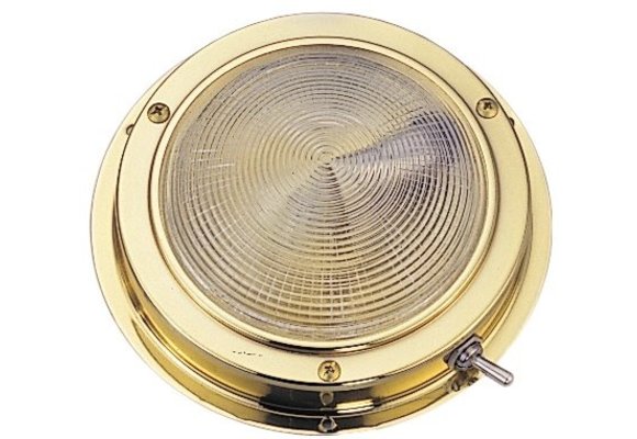 Allpa Messing LED-plafondlamp  opbouw  12V/1 7W  LED 20x5Ø  H39mm  cool white