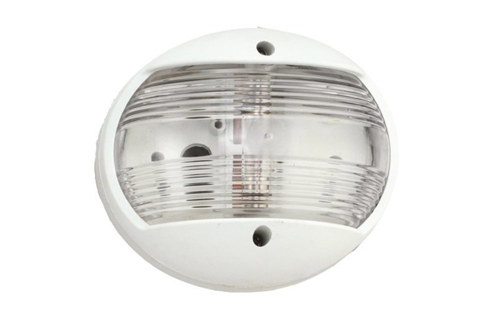 Allpa LED-Positielantaarn toplicht 8-30V LED 1W 225° 3NM wit kunststof huis met heldere lens