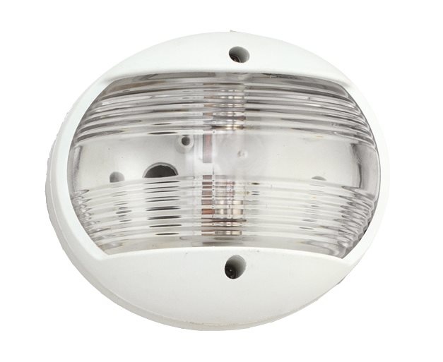 Allpa LED-Positielantaarn  toplicht  8-30V  LED 1W  225°  3NM  wit kunststof huis met heldere lens