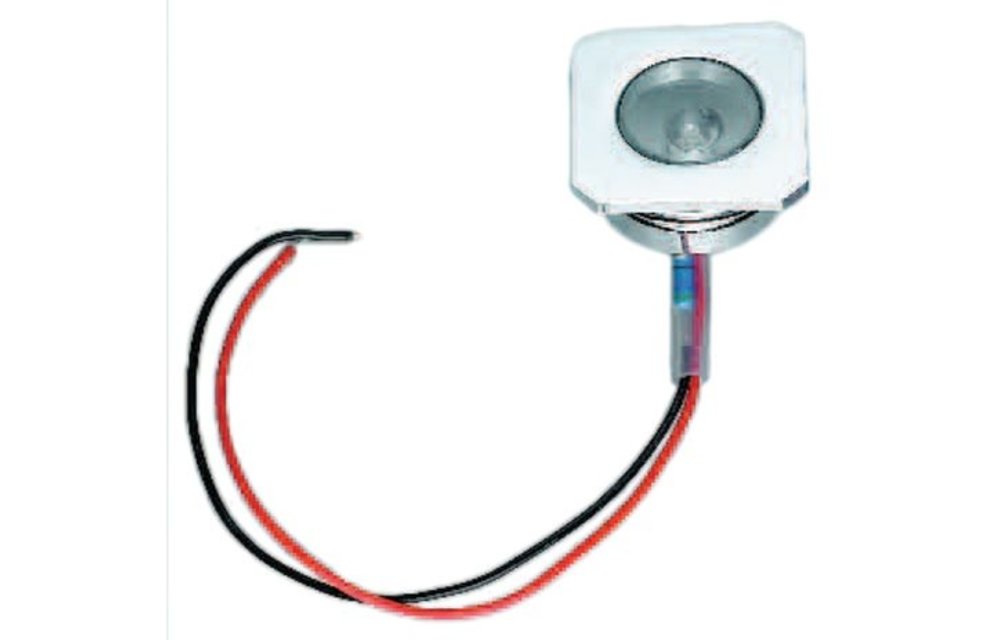Allpa LED-Loopverlichting chroom 12V/0 24W LED 1x 5Ø 38x38mm