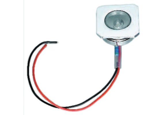 Allpa LED-Loopverlichting  chroom  12V/0 24W  LED 1x 5Ø  38x38mm