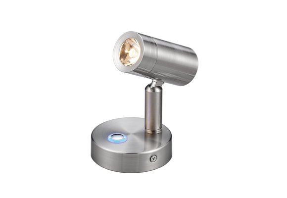 LED Wand-Leeslamp  10-30V; Alum.; dimbaar met schakelaar