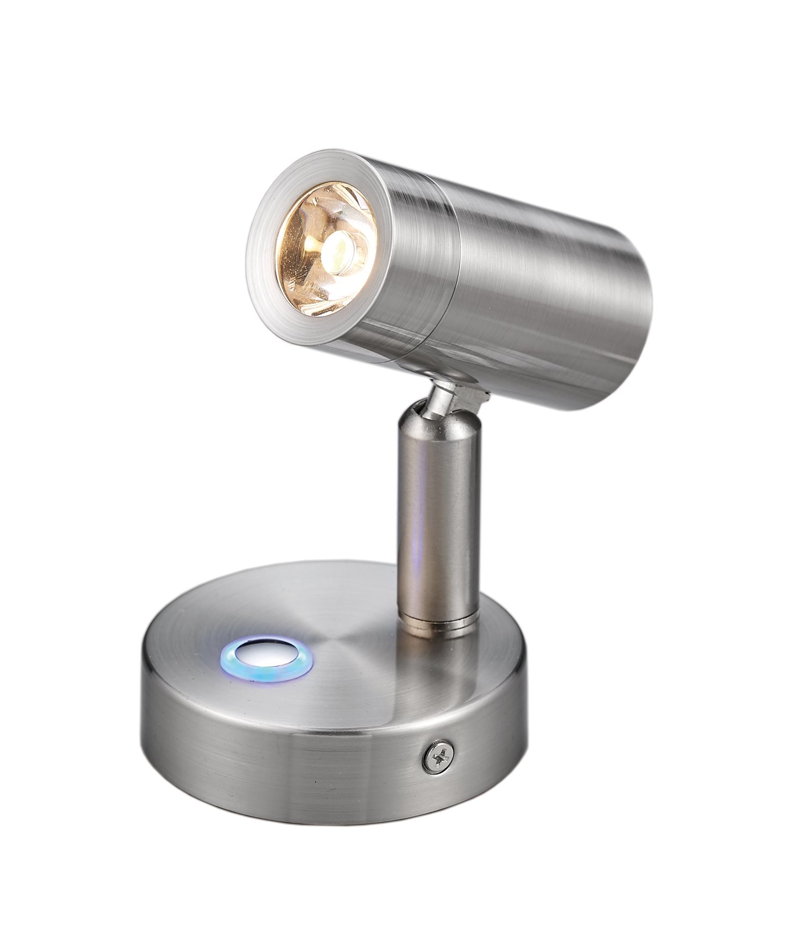 LED Wand-Leeslamp  10-30V; Alum.; dimbaar met schakelaar