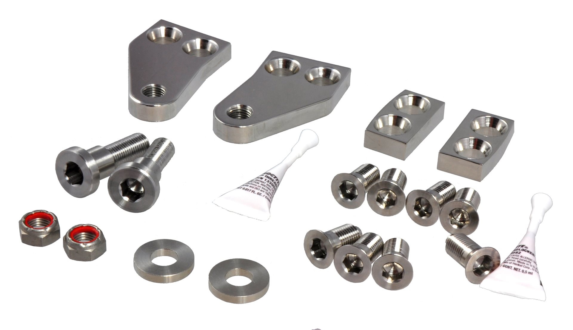 SeaStar Tournament Hardware Kit  Twin engine  Dual Cylinder  With front mount plate