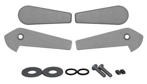Goïot Tradition aluminium interieur-/exterieurhandels handles (set van 2 stuks)