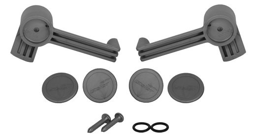 Goïot Cristal/Integration (46.33) plastic interieurhandelset groot inclusief montageset grijs