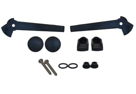 Goïot Tradition plastic interieurhandelset  inclusief montageset (zwart)