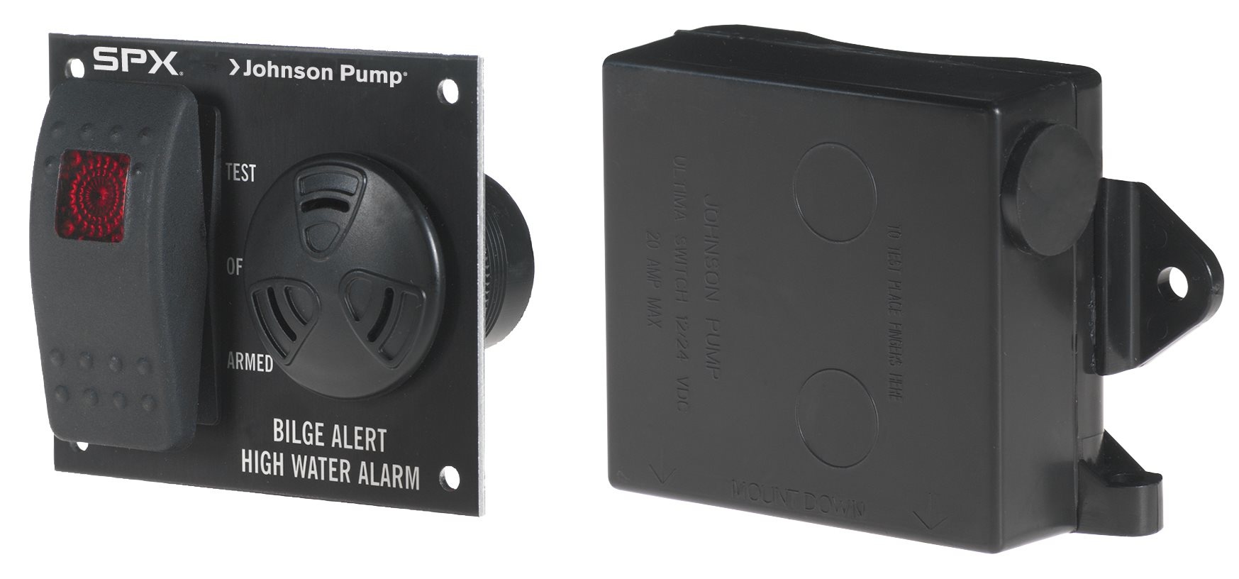 Johnson Pump Bilge Alert hoogwateralarm  24V  3-standen schakelaar