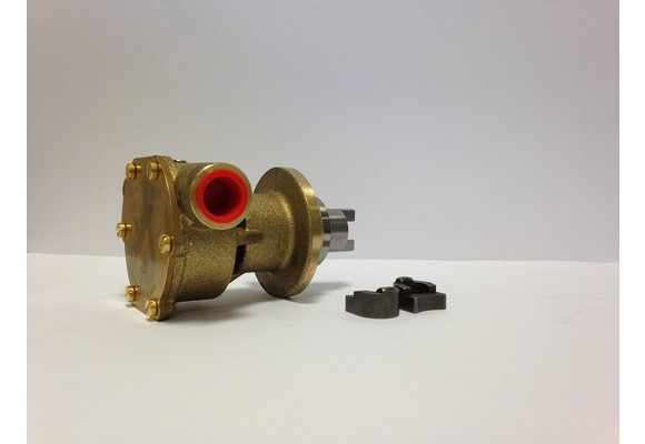 JP bronzen koelwater-impellerpomp F4B-9 (Mitsubishi K3D - K4D  Vetus STM8050  Vetus M14.14 & M3.10)