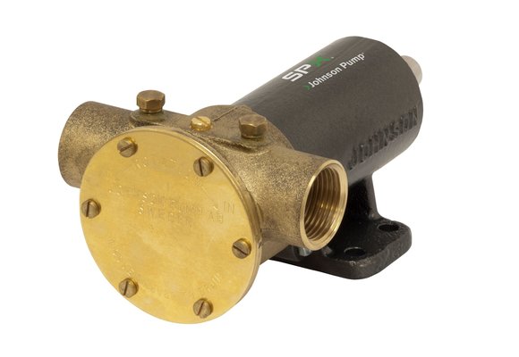 Johnson Pump impellerpomp F7B-3000  107l/min  voetmontage (met mechanical seal & RVS Deksel)