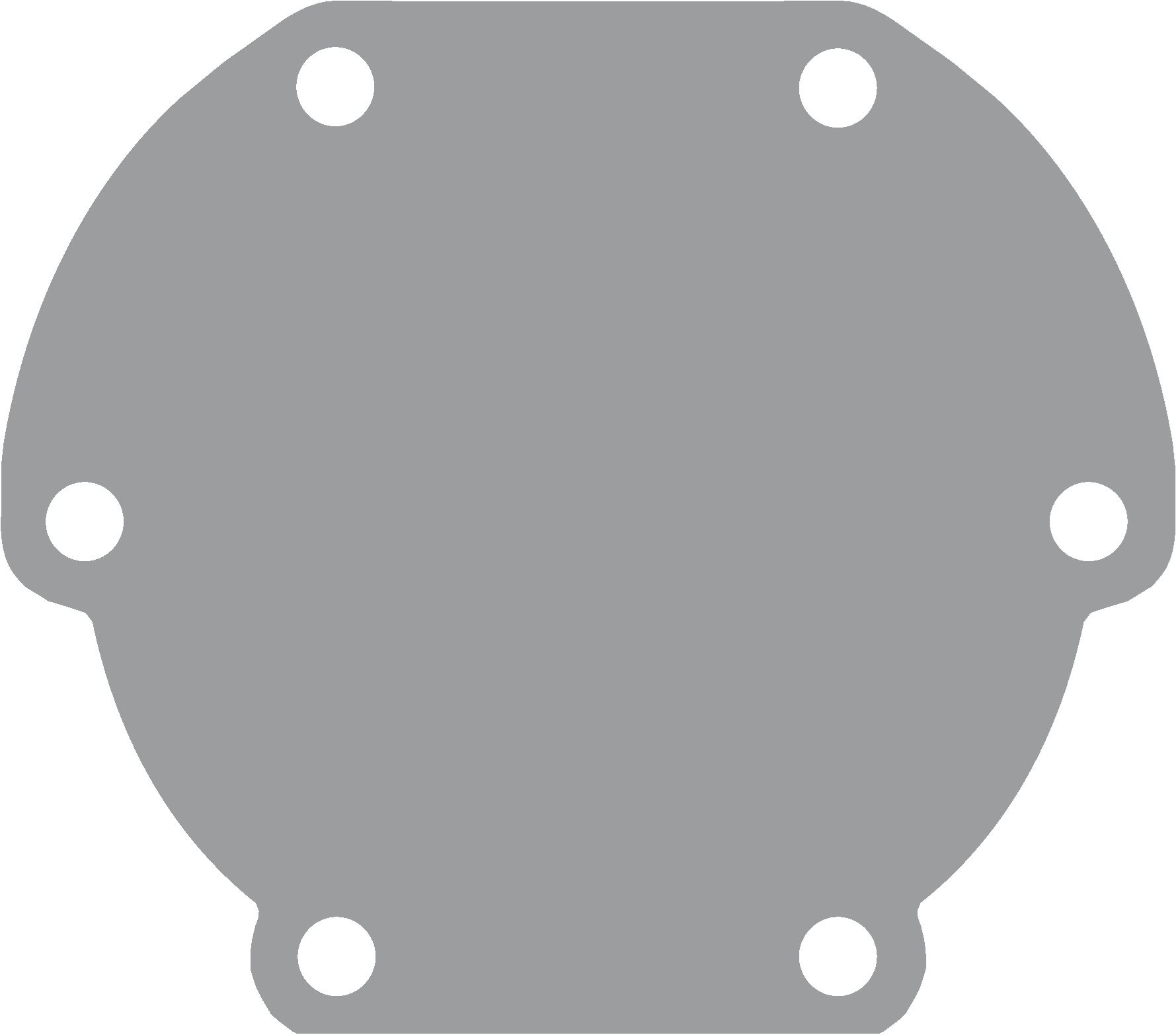 Johnson Pomp bronzen deksel voor pomp F4 (vervangt Jabsco 29475)