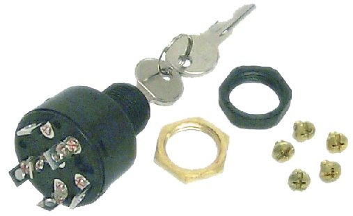 Sierra Polyester contactslot  3-magnetische posities  off-run-start  max. wanddikte 16mm  6-terminal