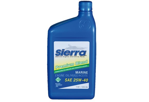 Sierra Motorolie 25W-40  946ml  voor sterndrive 4-takt