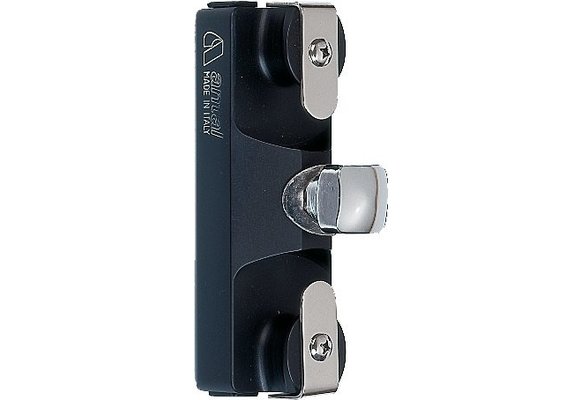 Antal Aluminium halyard slider 40x8  L=160mm  B=60mm  SWL 3800kg (single pin)