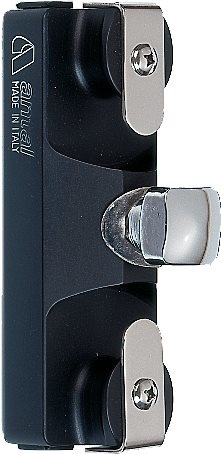 Antal Aluminium halyard slider 40x8  L=160mm  B=60mm  SWL 3800kg (single pin)