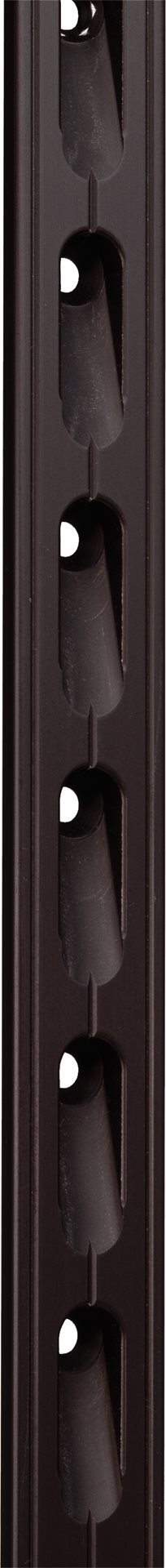 Antal Aluminium Automatic T-track (32x6) for slider  gatmaat Ø=6mm  gatafstand 50mm