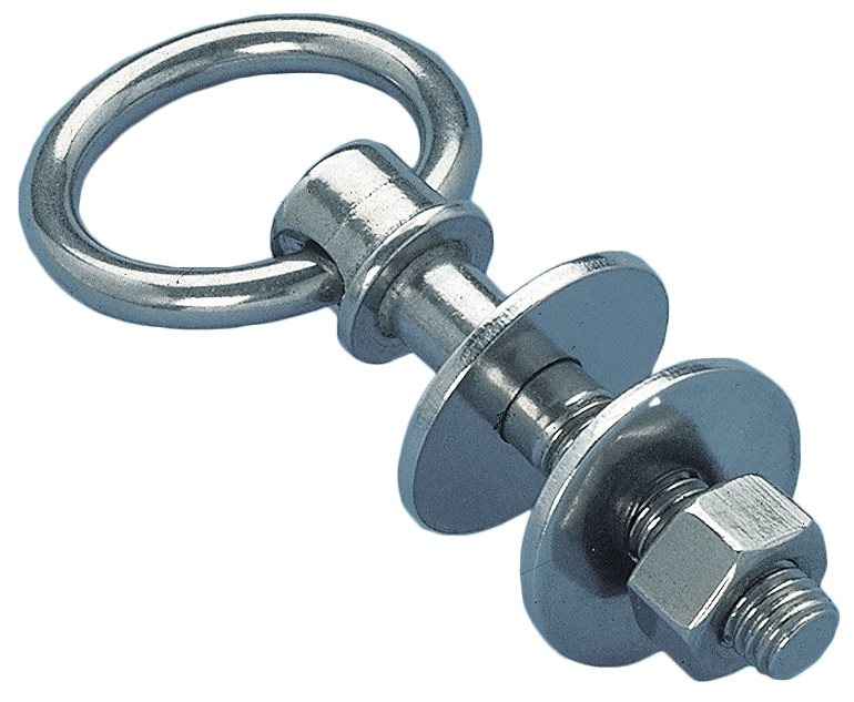 Allpa RVS ringbout met losse ring M-10 L=55mm