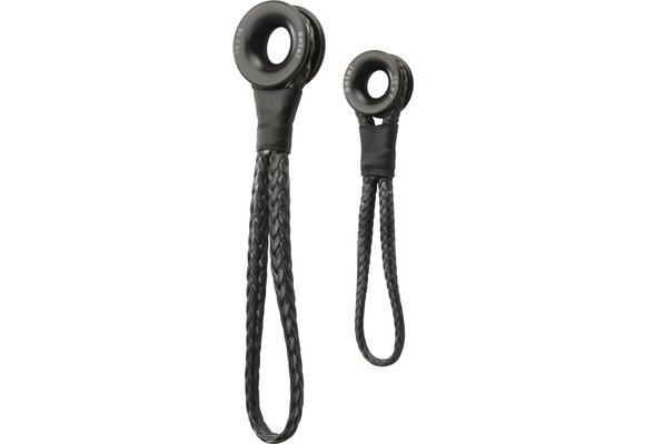 Antal Aluminium low friction ring & dyneema loop  D=20mm  L=130mm  Loop Ø=6mm  SWL 1500kg