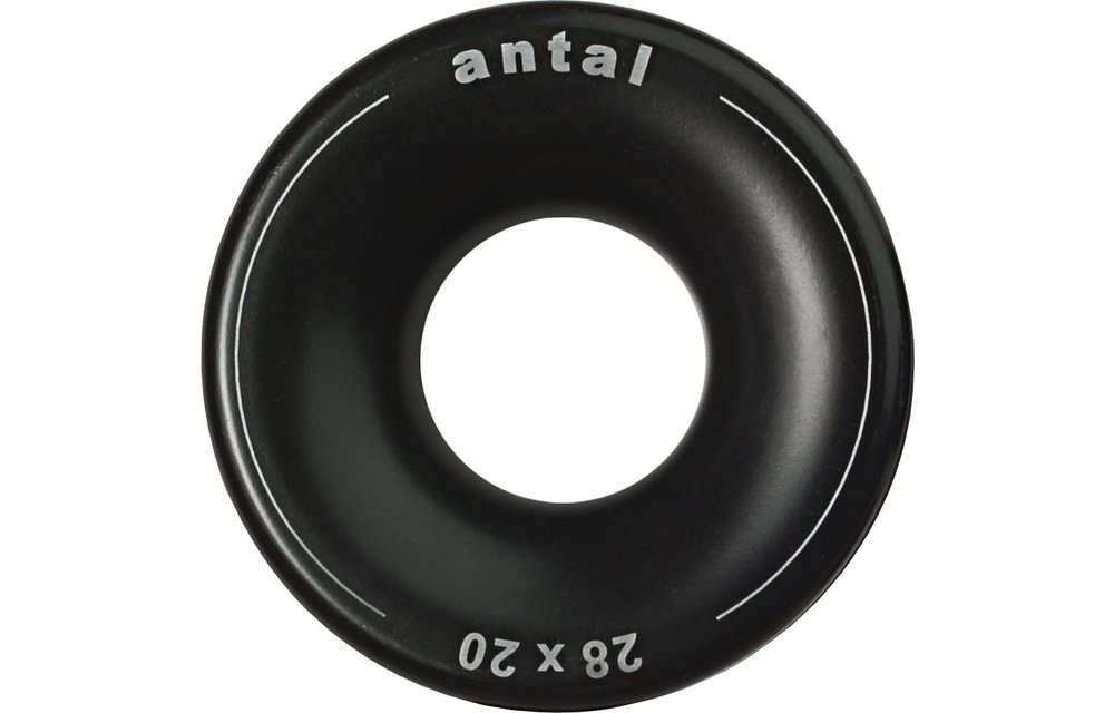 Antal Aluminium low friction ring D1=28mm D2=70mm Ø=20mm T=31mm SWL 6400kg