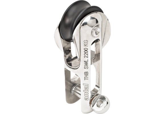 Antal RVS Nitronic 50 Twin Halyard block  Lijn Ø12-14mm  SWL 3500kg