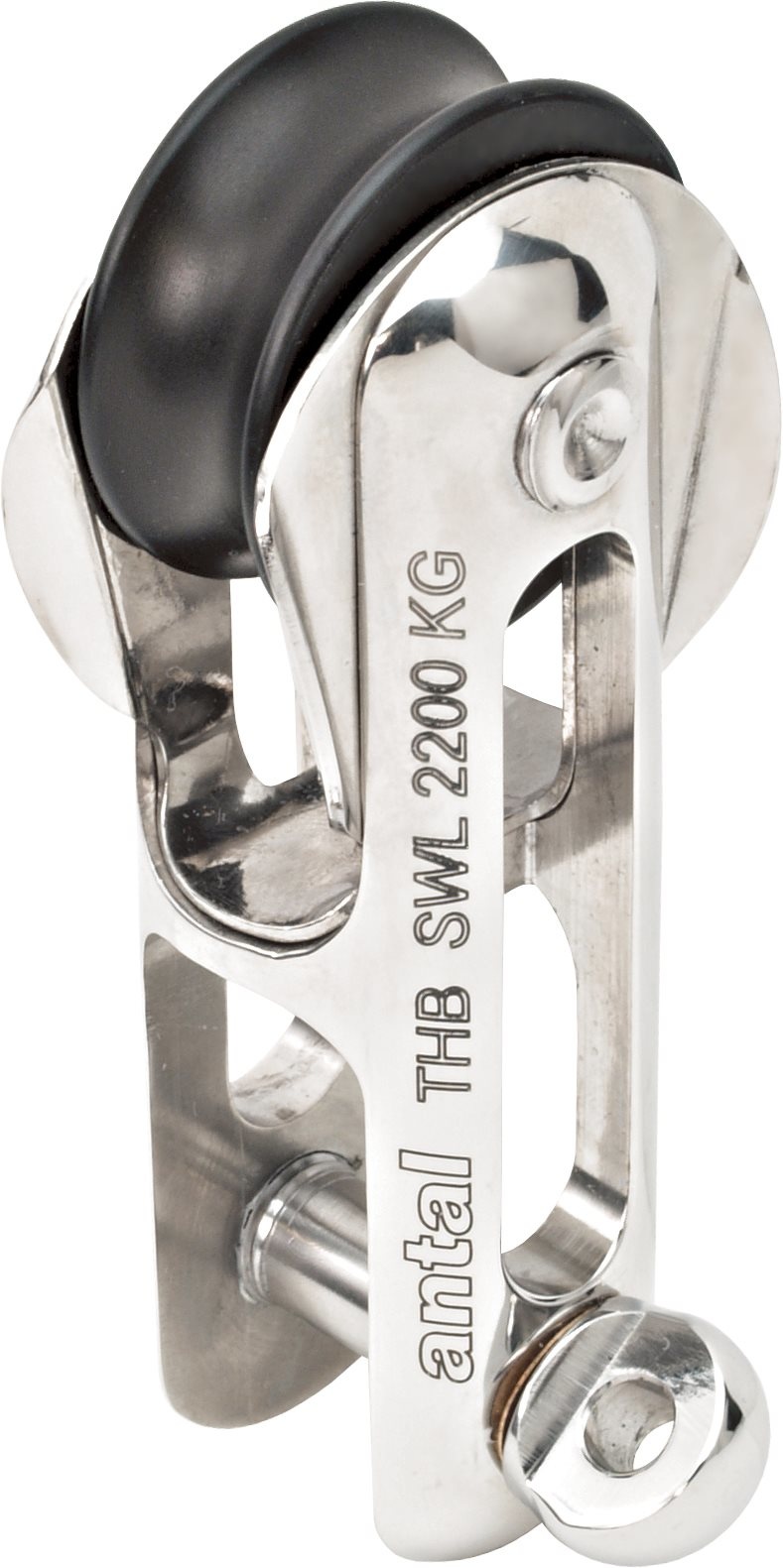 Antal RVS Nitronic 50 Twin Halyard block  Lijn Ø12-14mm  SWL 3500kg