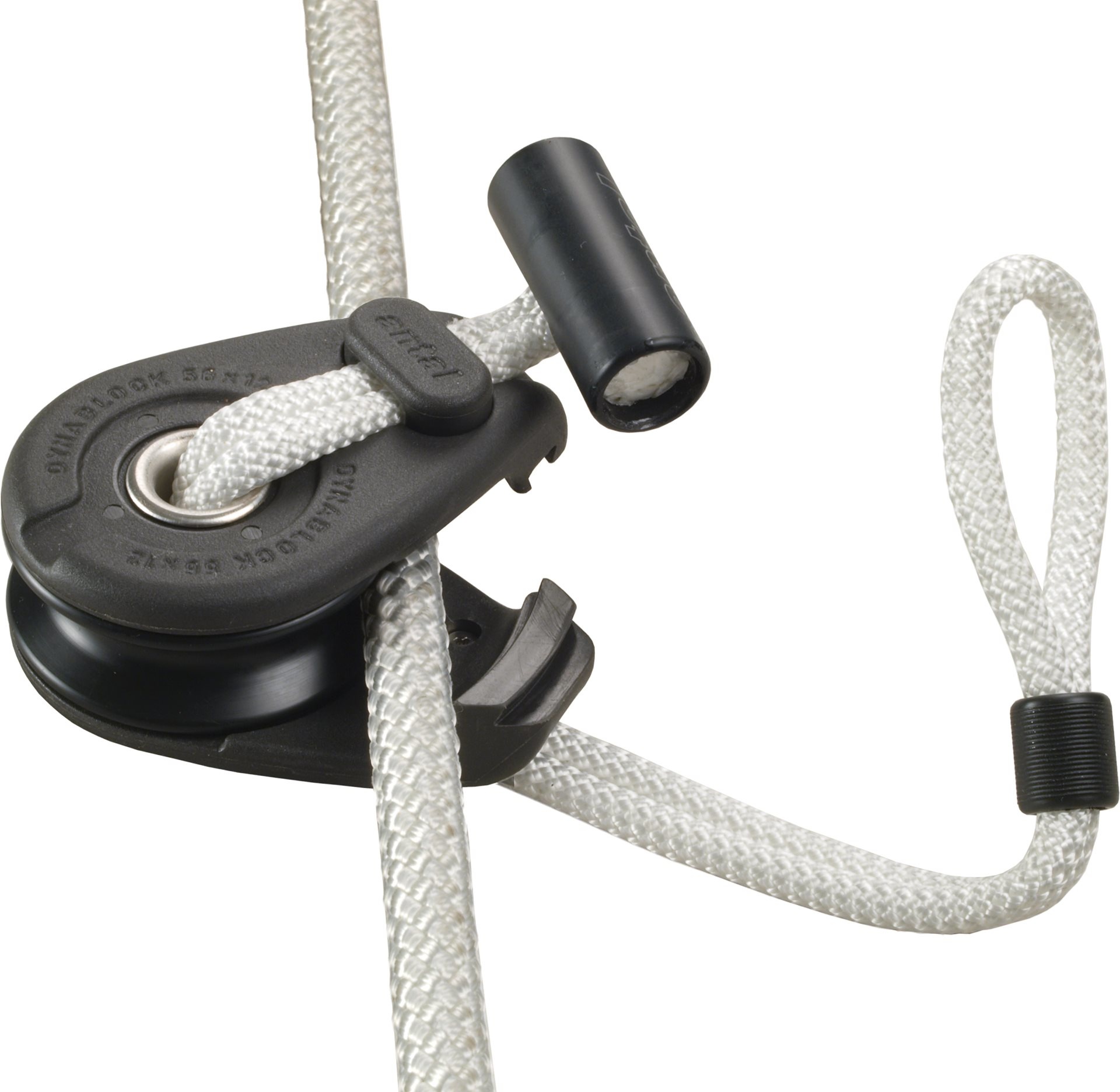 Antal Aluminium dyna snatch blocks met dyneema snap loop  lijn Ø10mm  SWL 600kg