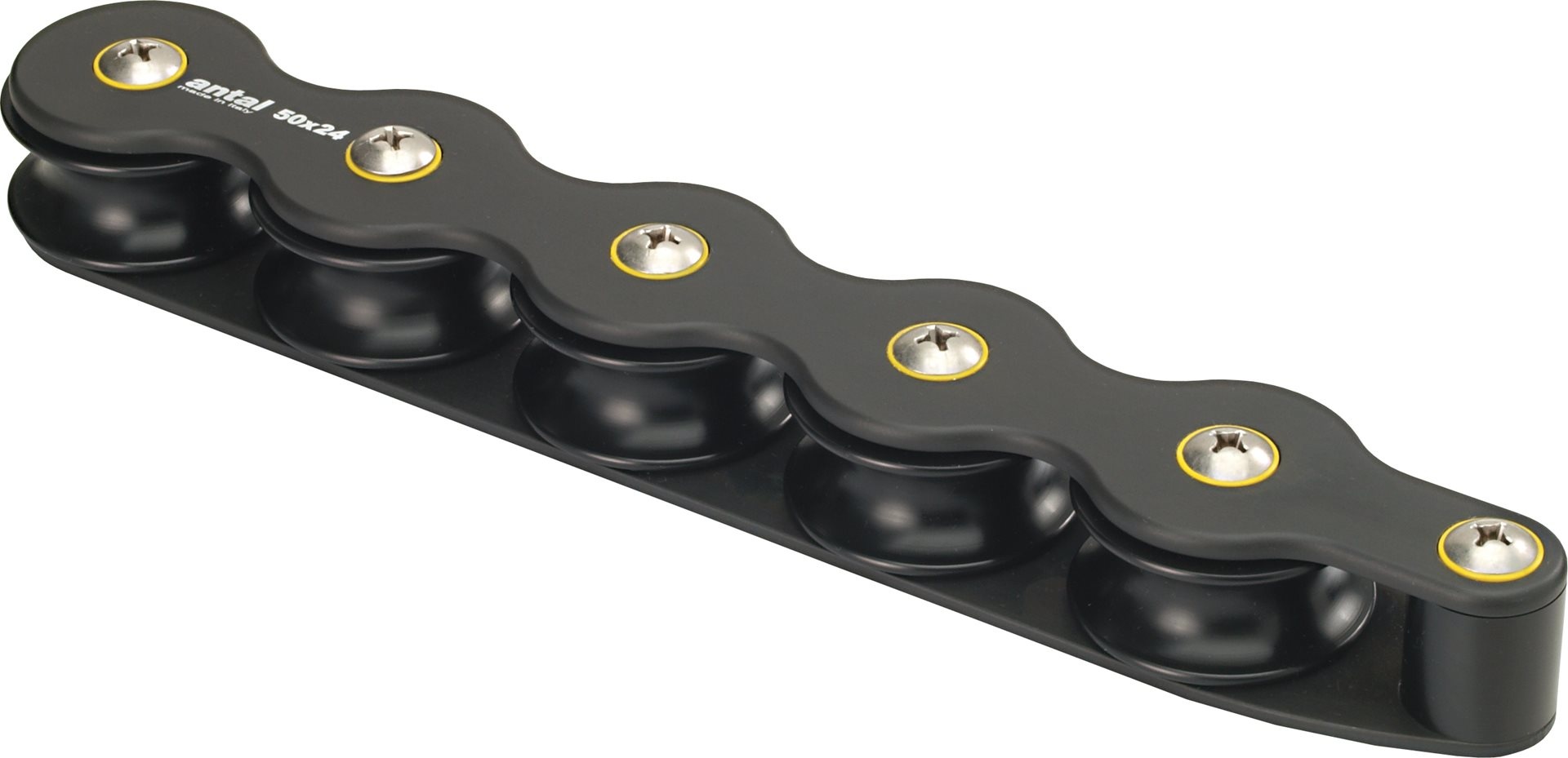 Antal Aluminium organizer  5-schijfs  D=50mm  P=52mm  Lijn Ø16mm  L=289mm  SWL 800kg