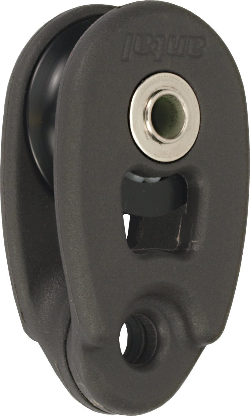 Antal Kunststof mini snatch block  zwart