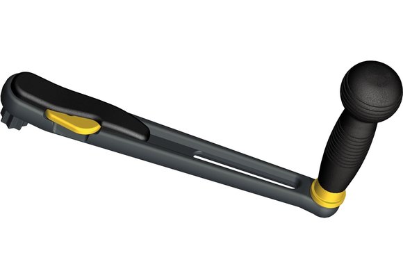 Antal Aluminium winchhandel Speedylock  L=250mm  gewicht 0 53kg  ball grip