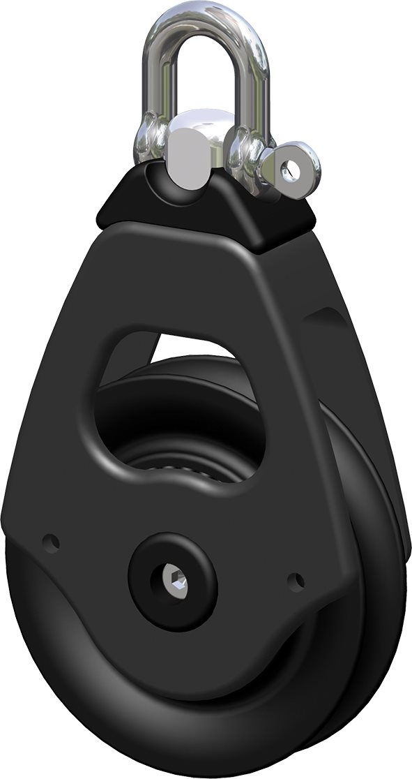 Antal Aluminium block serie OPF-70  kogelgelagerd  swivel block