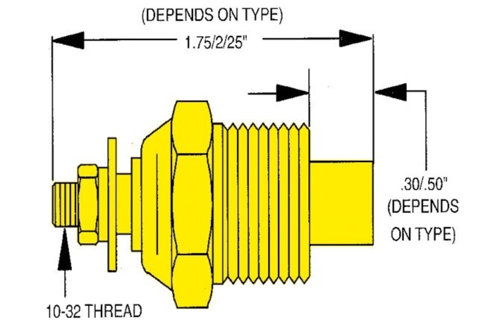 Allpa Watertemperatuurzender single station 1/8 NPT (SW: 240-33 Ohm) (120-240ºF / 50-115ºC)