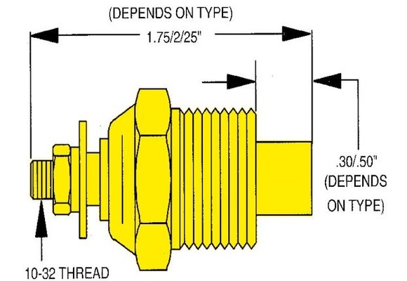 Allpa Watertemperatuurzender single station  1/8 NPT (SW: 240-33 Ohm) (120-240ºF / 50-115ºC)