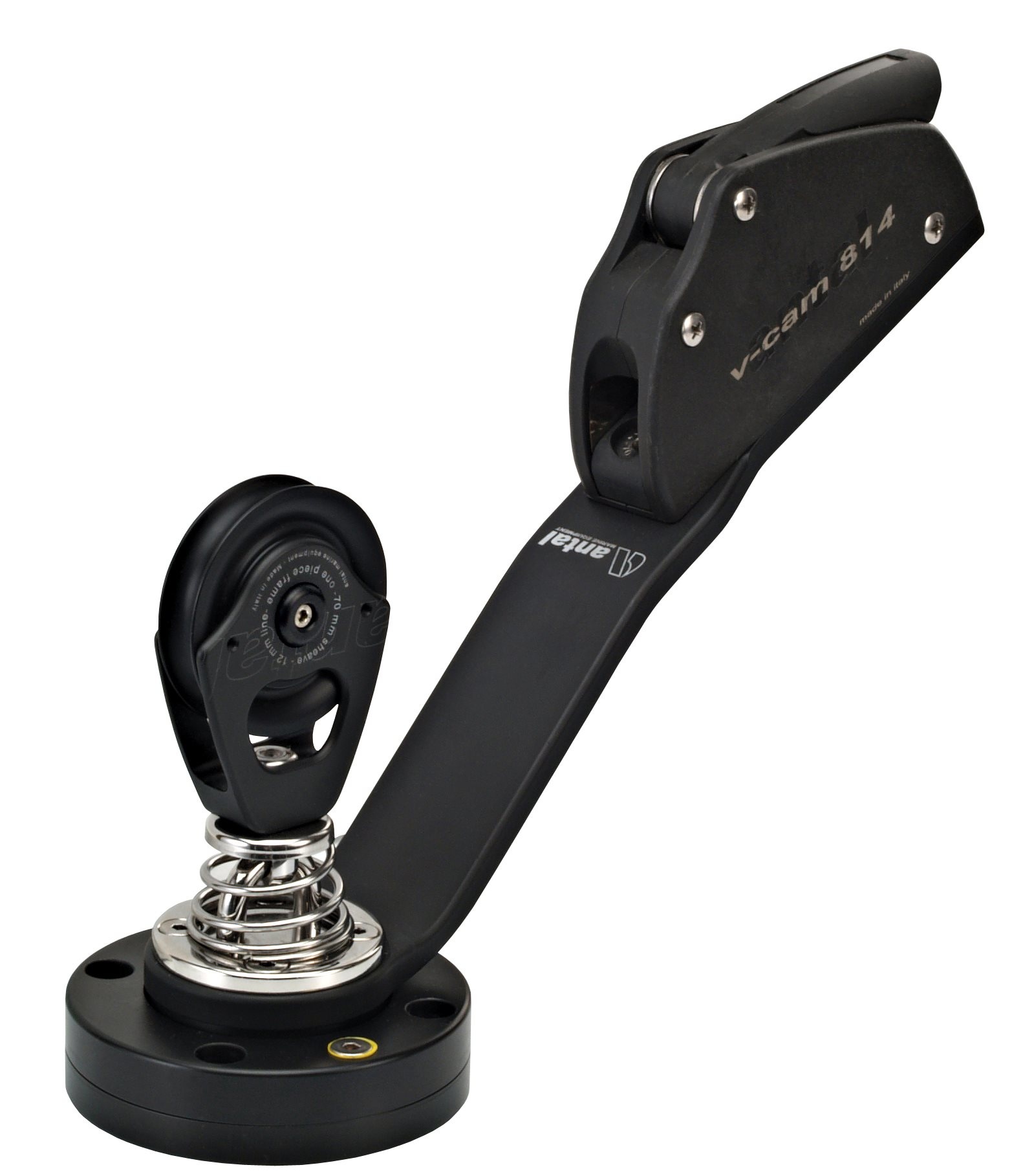 Antal Aluminium draaibaar blok (Ø70mm) met stopper