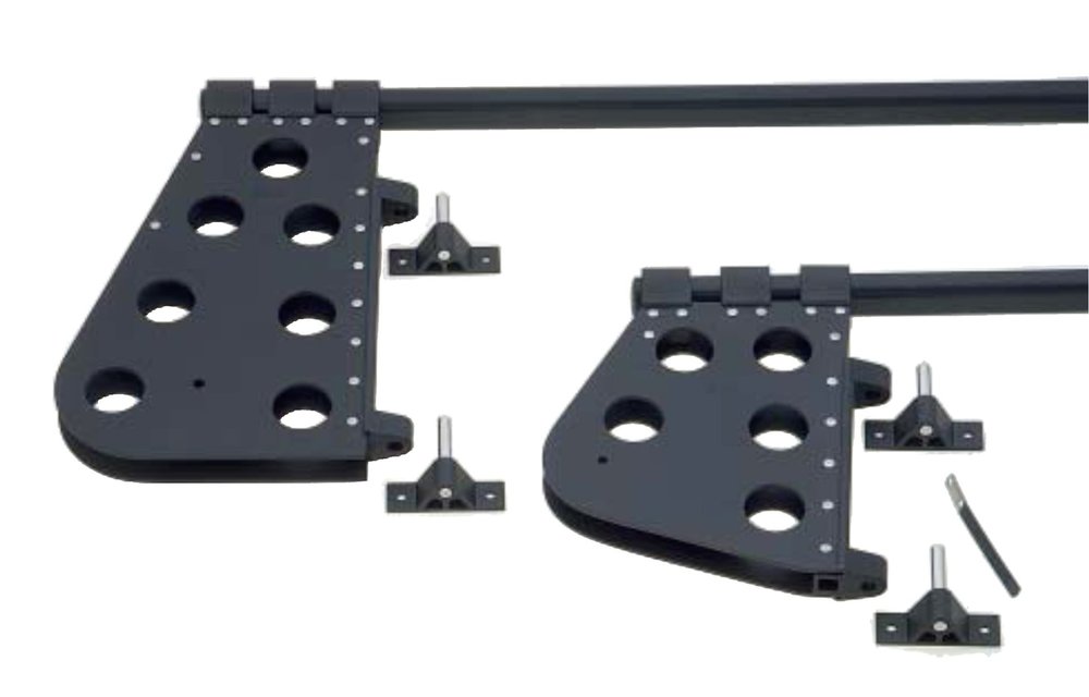 Allpa Complete aluminium roerset kort model met vingerlingen